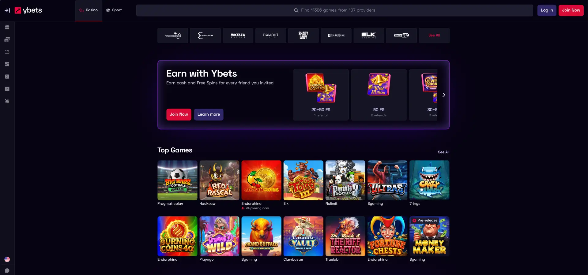 Ybets Casino in Nederland image 1