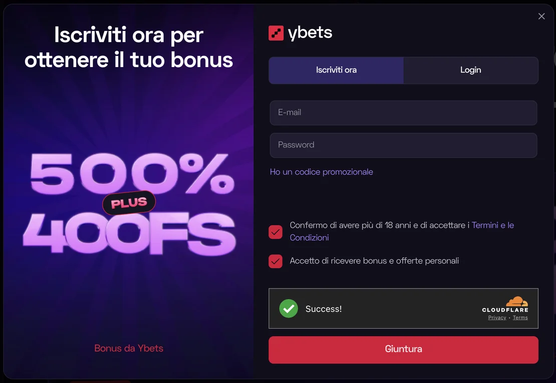Ybets Casino in Nederland image 2